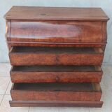Louis Philippe walnut chest of drawers