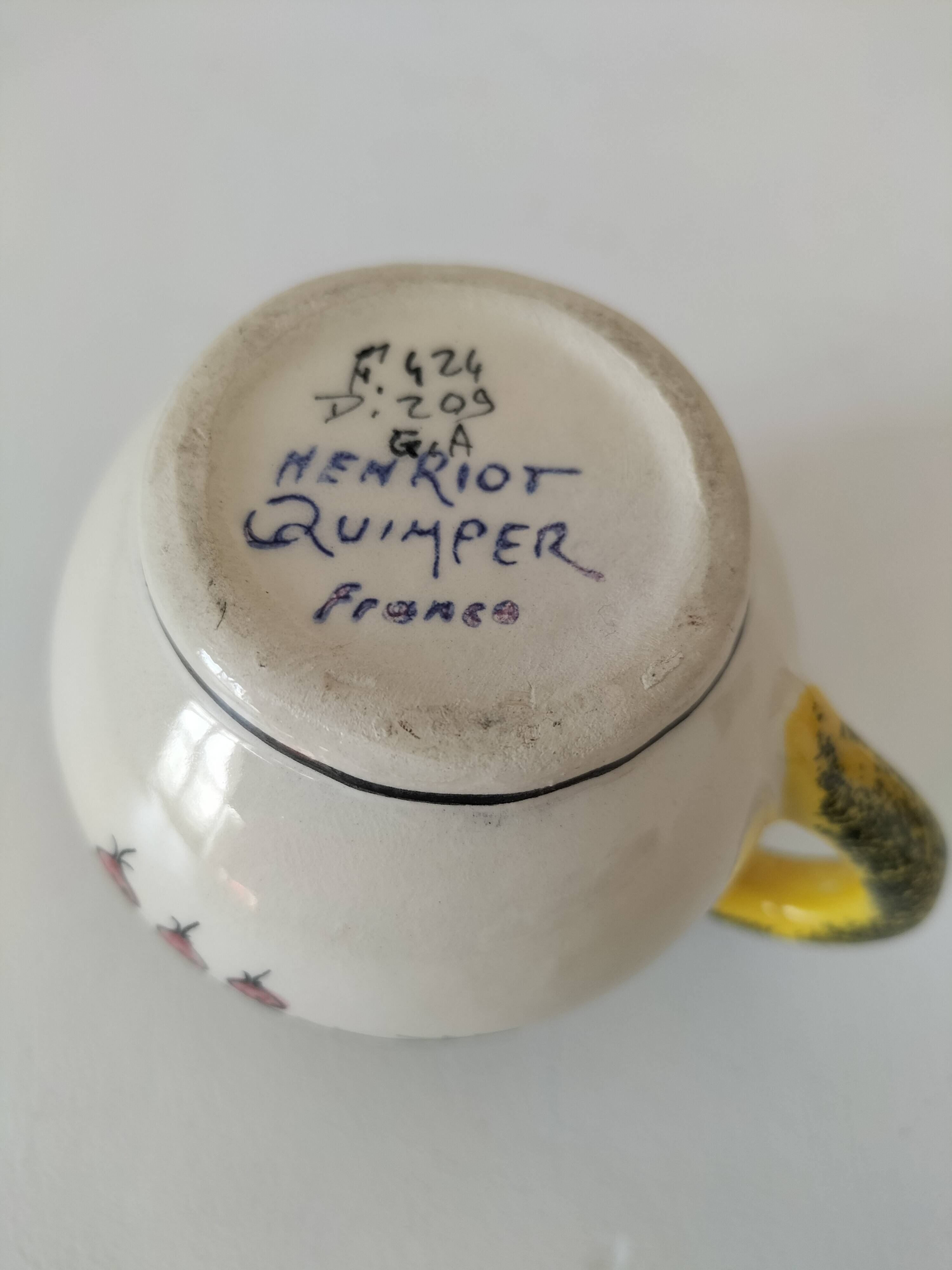 petit pichet vintage Henriot Qimper