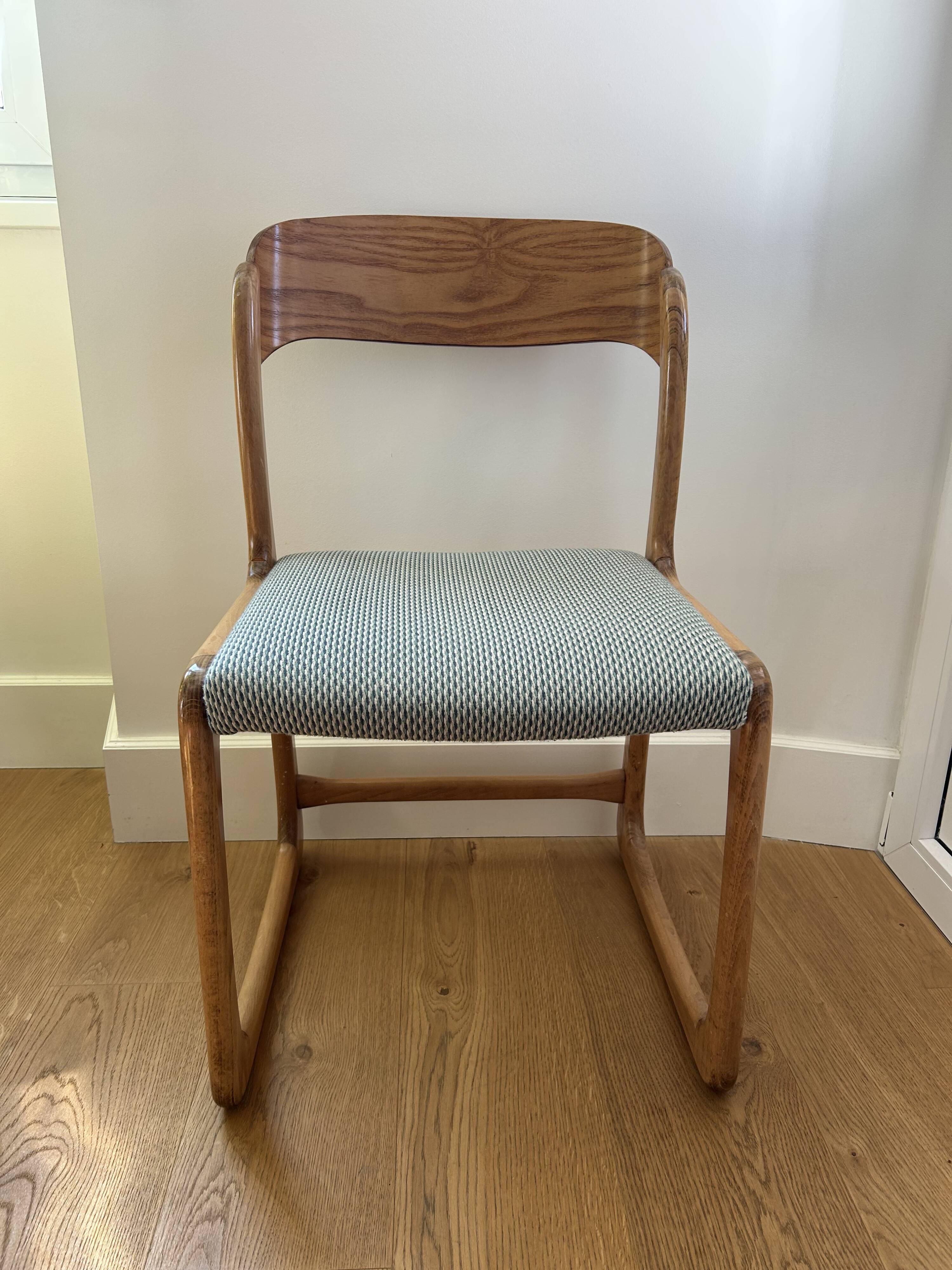 Lot of 6 Baumann sled chairs