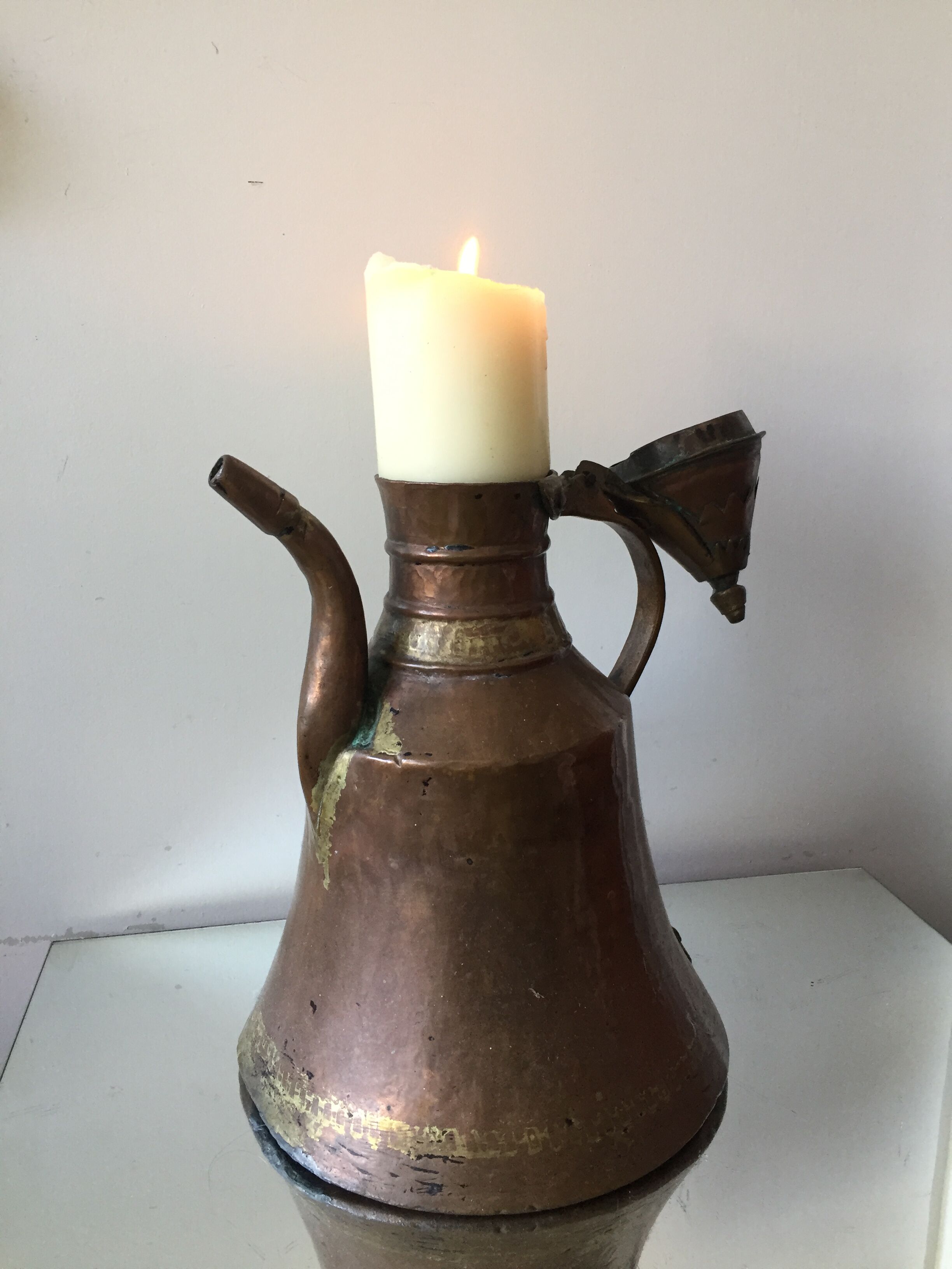 Islamit art ottoman copper ewer