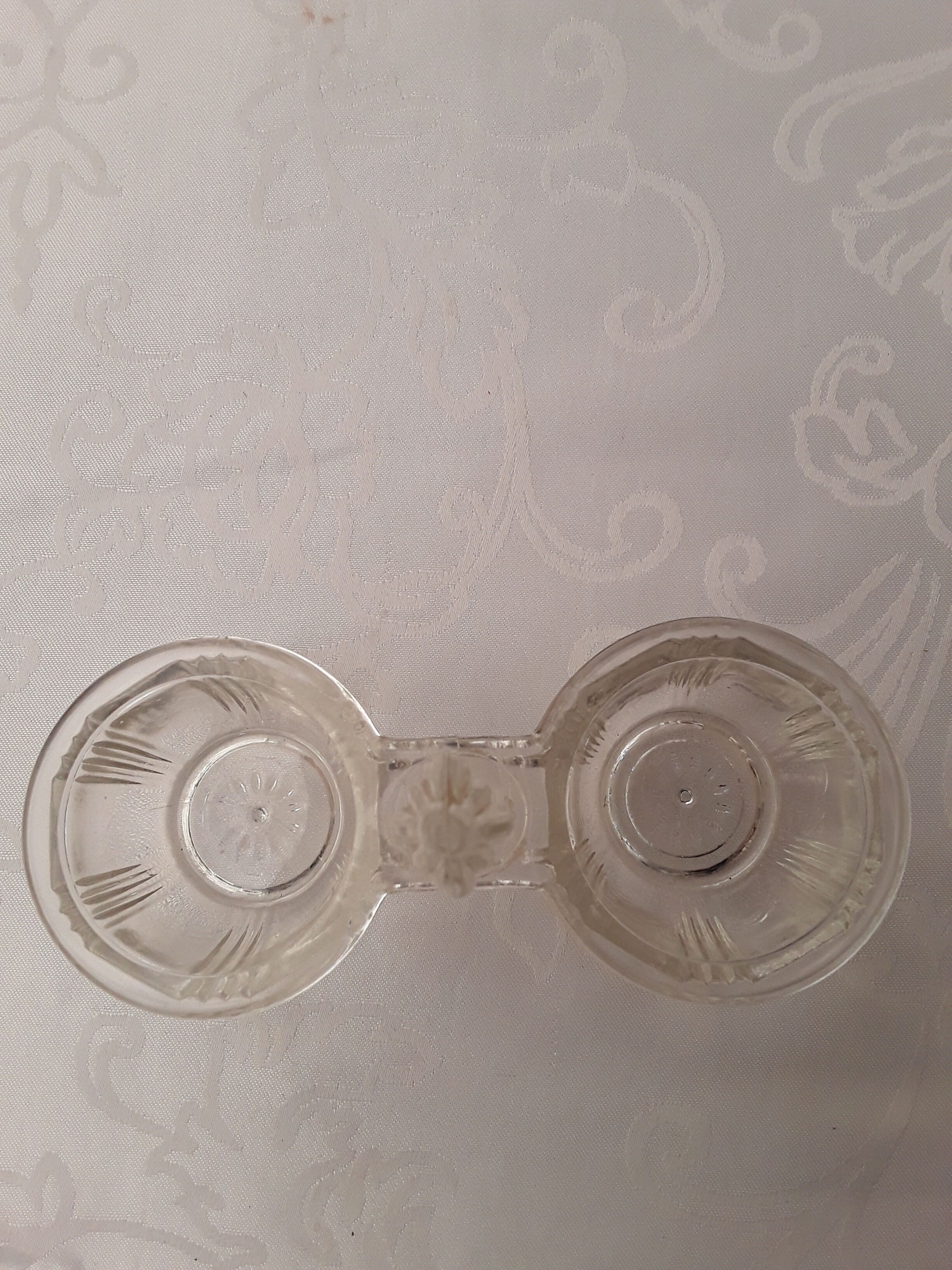 Glass salt and pepper shaker