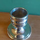 Silver metal design candle holder
