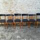 12 mismatched bistro chairs