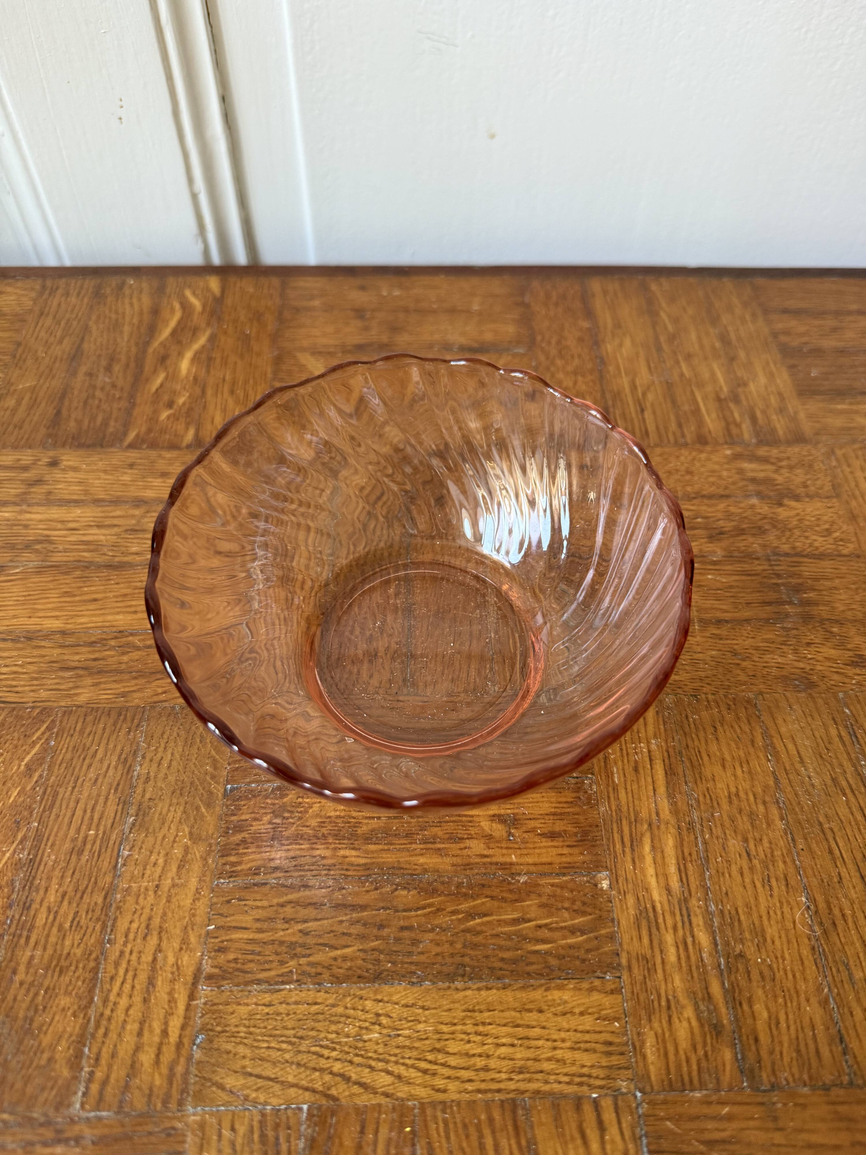Set of 4 bowls in rosaline.