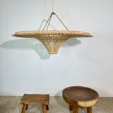 Suspension rattan saucer iron frame D:120 H:60