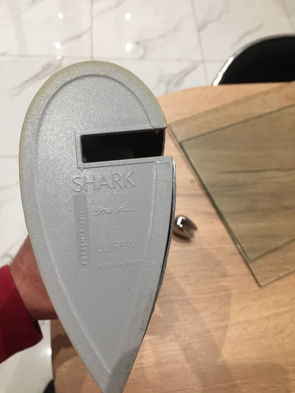 Shark by Starck chrome photo frame