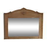 Mirror weathered wood ice beveled vintage 76 cm x 96 cm