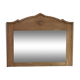 Mirror weathered wood ice beveled vintage 76 cm x 96 cm