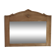 Mirror weathered wood ice beveled vintage 76 cm x 96 cm