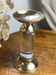 Lucite and brass candlestick, 1960s/70s