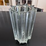 Molded glass vase from the 50s