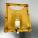 Mid-century rattan wall sconce, Italy, circa 1960s
