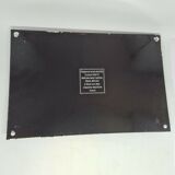 Enamelled plate total