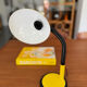 Lampe de table articulée jaune