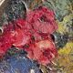 Table 1927 "Roses and Apple" signed Devillaire