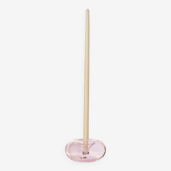 Mini pink candle holder