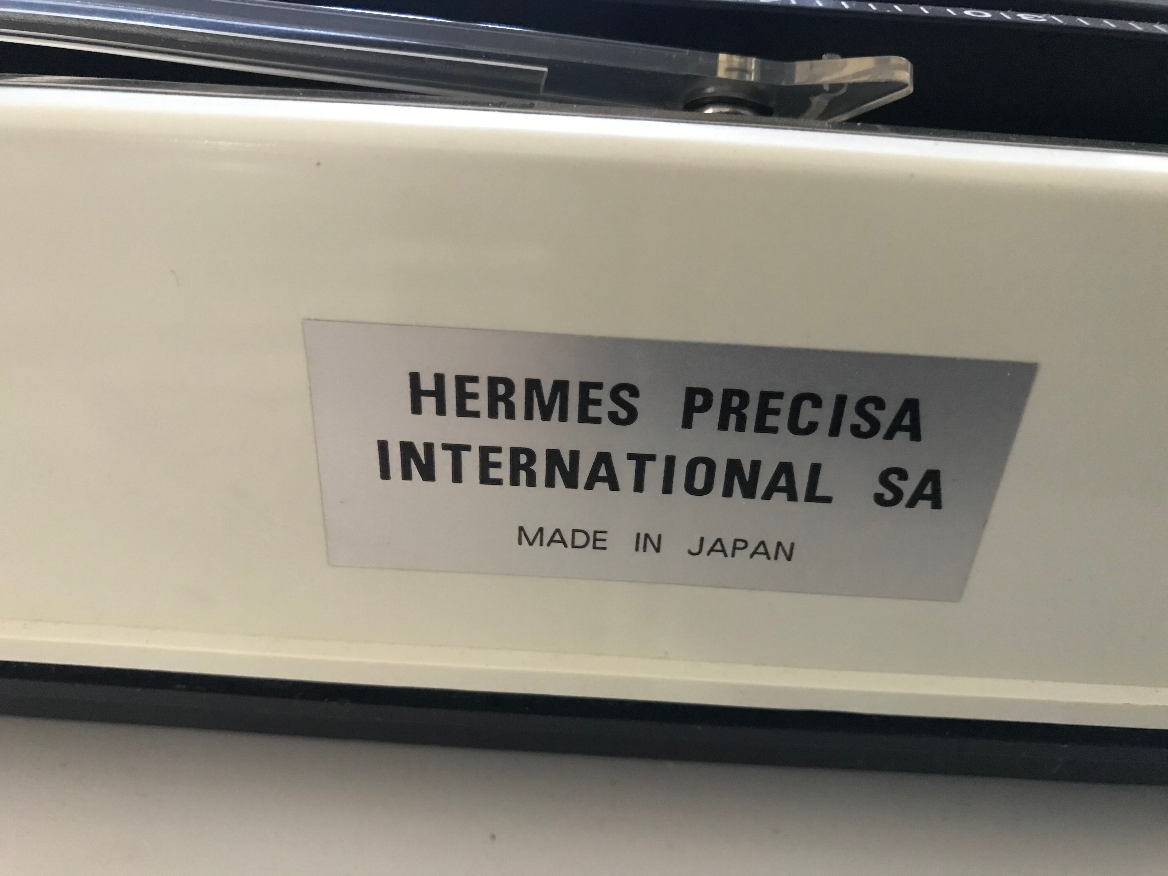 Hermes baby S typewriter 1970