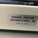Hermes baby S typewriter 1970