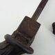 Old cast iron Cherub angel door knocker, 19th century