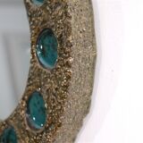 Vintage Scandinavian ceramic mirror 1960