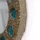 Vintage Scandinavian ceramic mirror 1960