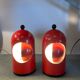 Paire de lampes Selene, Italie 70