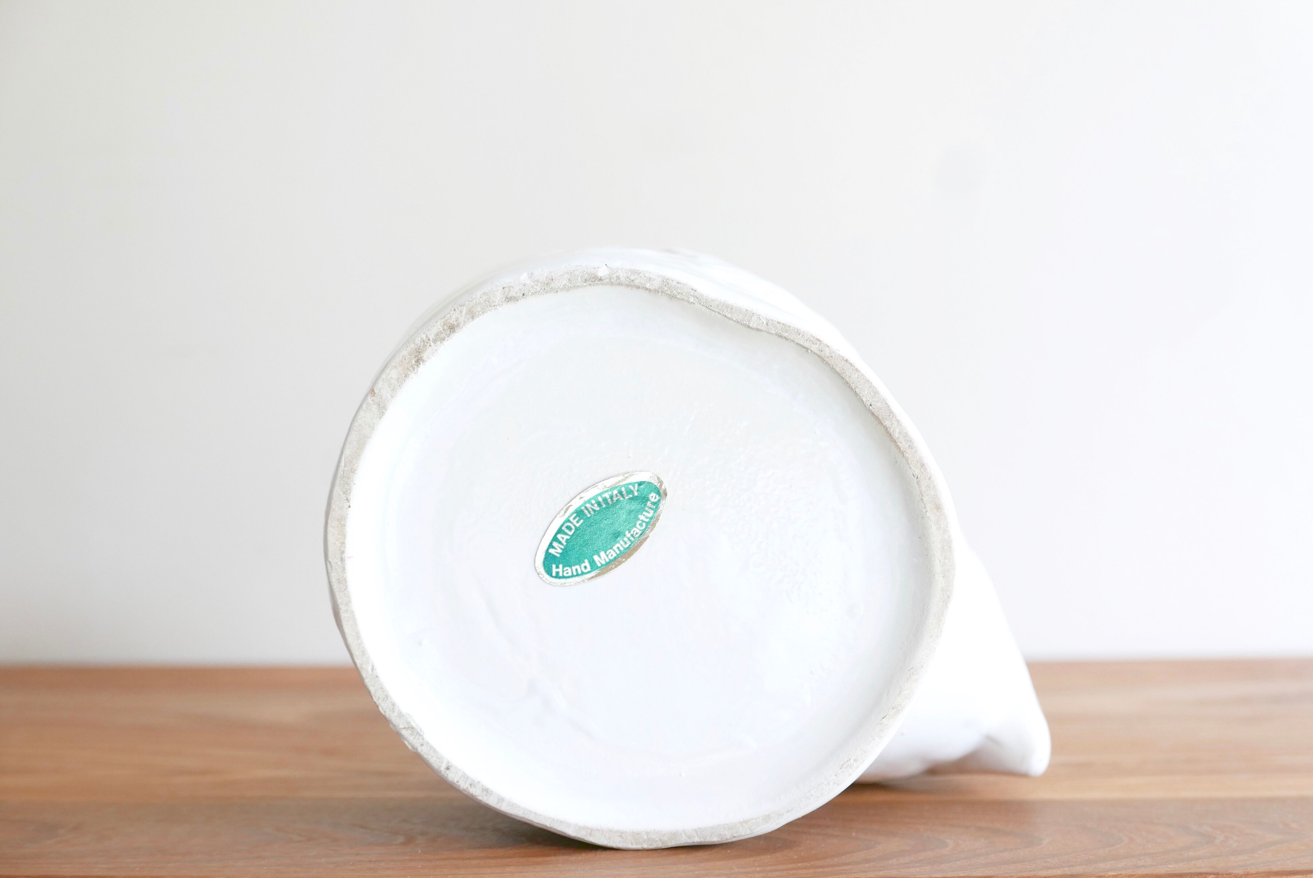 Vintage ceramic pot cover: parrot head, 80s