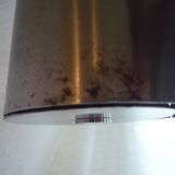 Suspension "Space Age" chrome metal and plexiglass 1970s