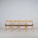 Set CH-29 Sawbuck chairs designed by Hans Wegner for Carl Hansen & Son