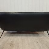 3-seater sofa and 2 vintage armchairs feet compass