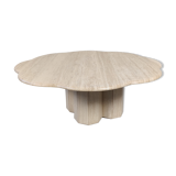 Travertine coffee table "cloud", 80s