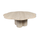 Table basse en travertin "nuage" , années 80