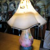 Large mushroom lamp in glass paste by Pascal GUYOT
