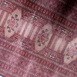 Handmade vintage Uzbek Bukhara rug 95cm x 157cm, 1950s