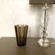 1970 smoked glass vase