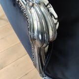 Fauteuil cabriolet et son repose pied