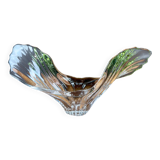 Vintage free-form glass bowl – decorative design plate