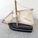 Small basin sailing boat, antique toy