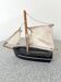 Small basin sailing boat, antique toy