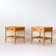 Vintage bamboo nightstands