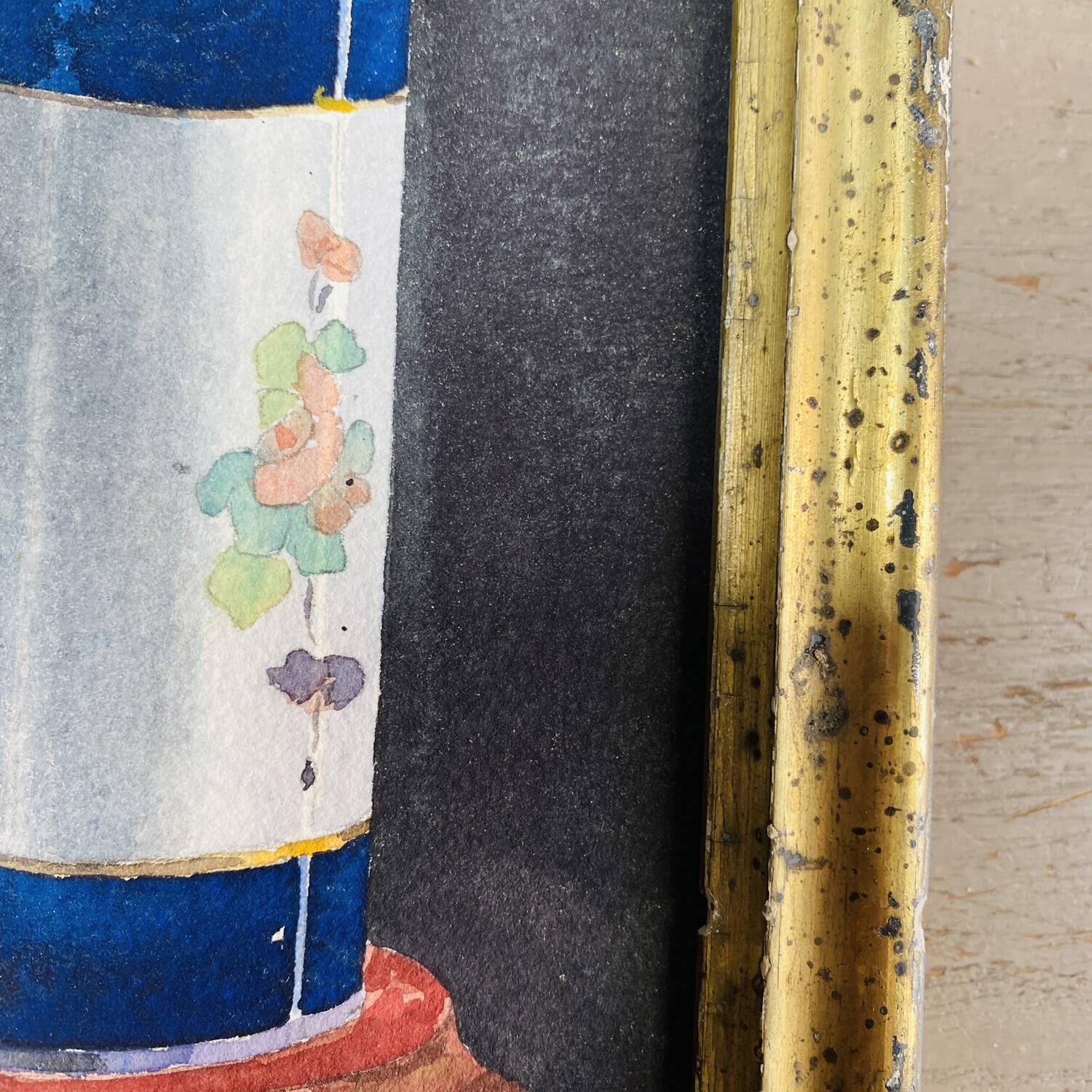 30's painting "The bottle"