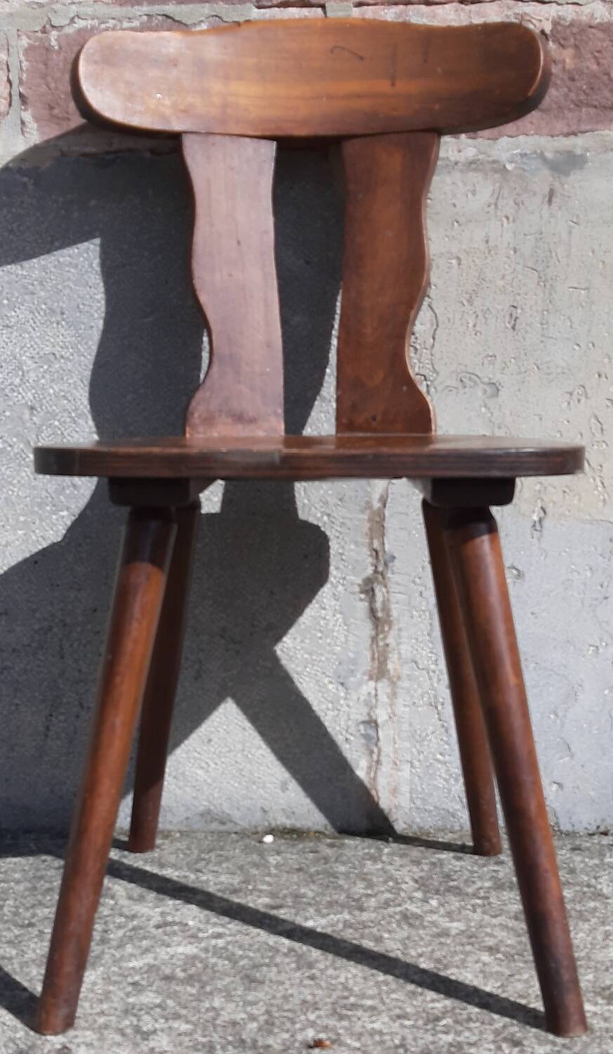 Brutalist bistro chair (1960s)