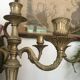 Pair of gilded bronze chandeliers