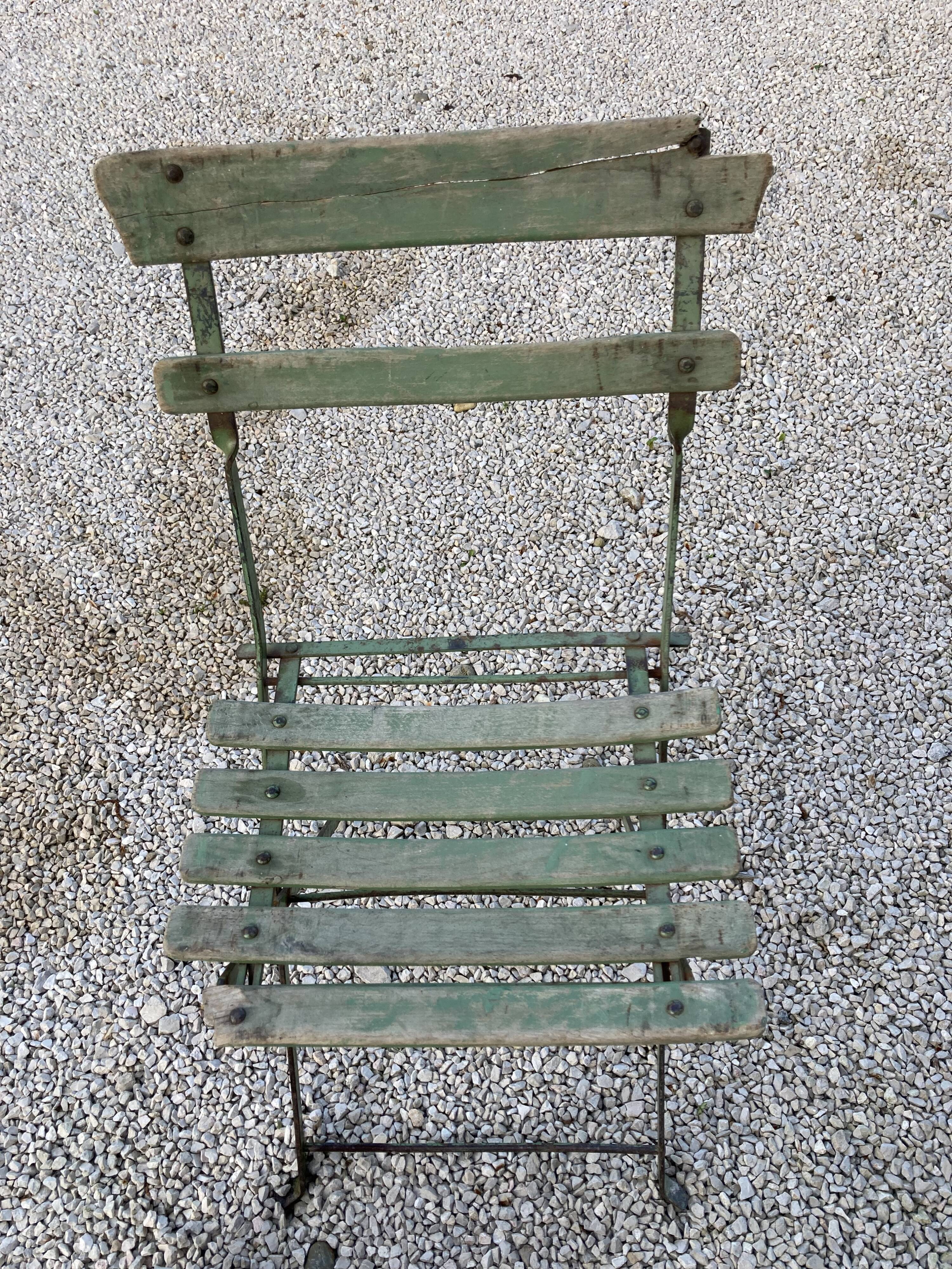 9 folding garden chairs