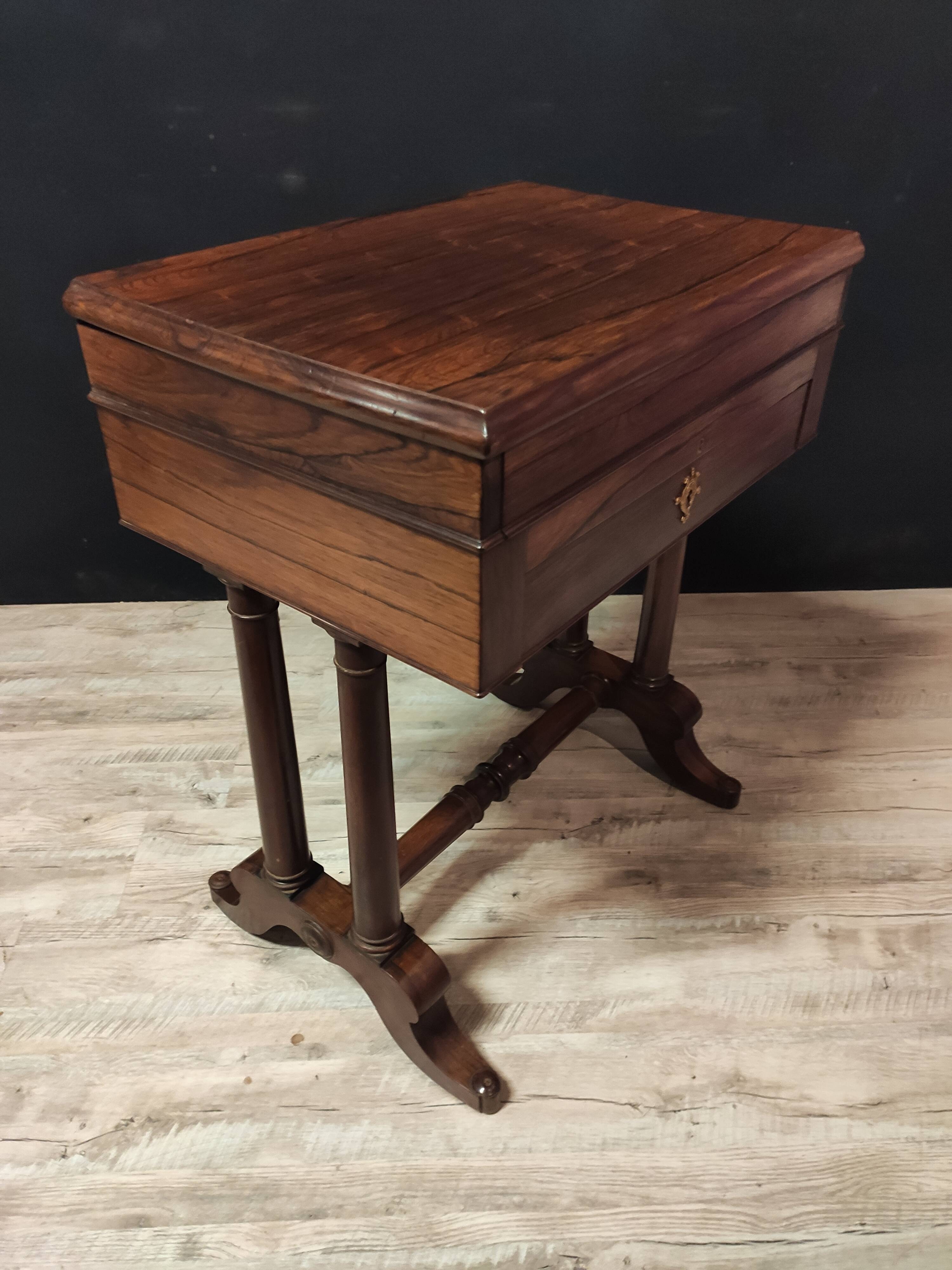 Empire walnut dressing table