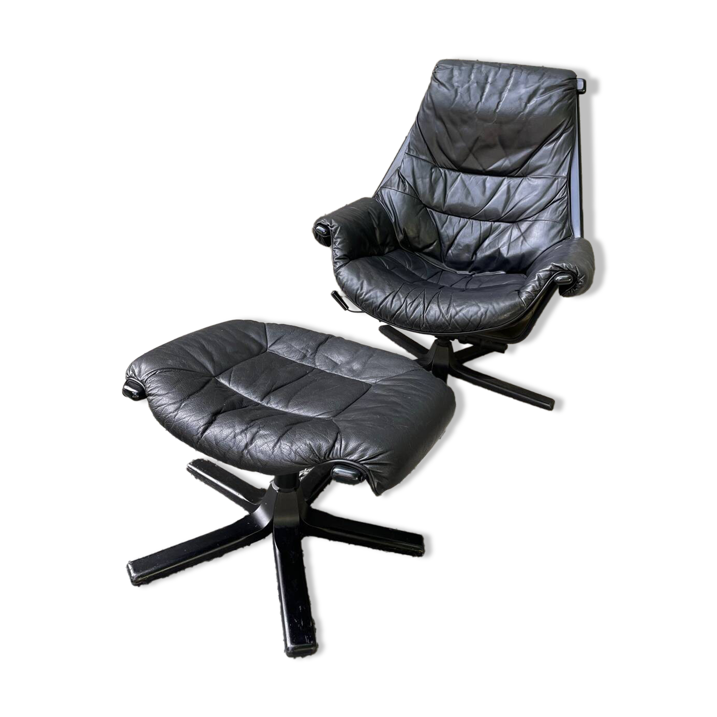 Armchair and footstool Möbel Sweden