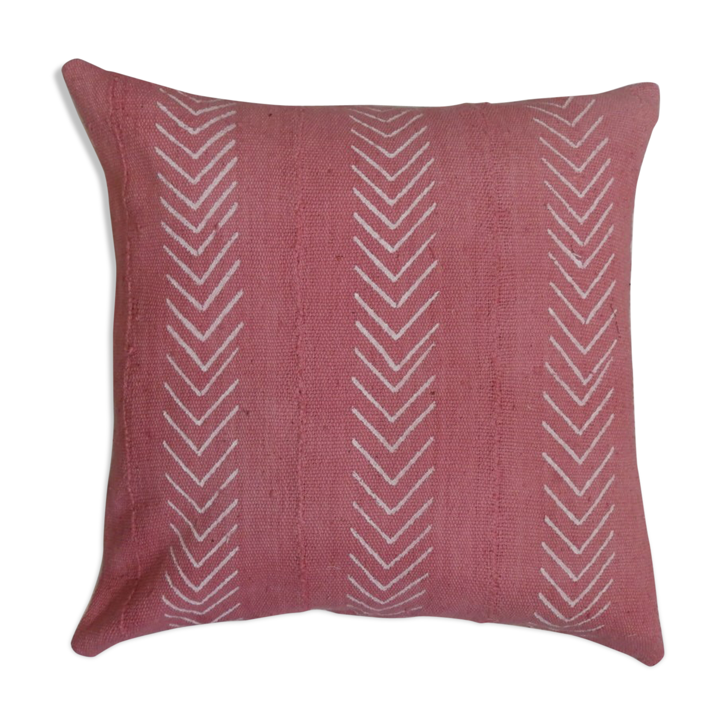 Bogolan rose coussin cover