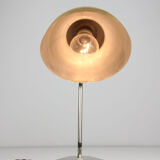 Lampe de table en or du milieu du siècle, années 1960