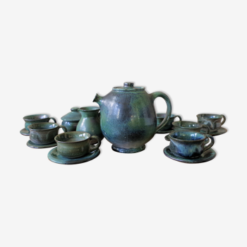 Les Cyclades Anduze sandstone teapots and cups