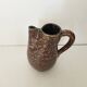 Glazed ceramic pitcher signed pictogram accolay - height 17cm